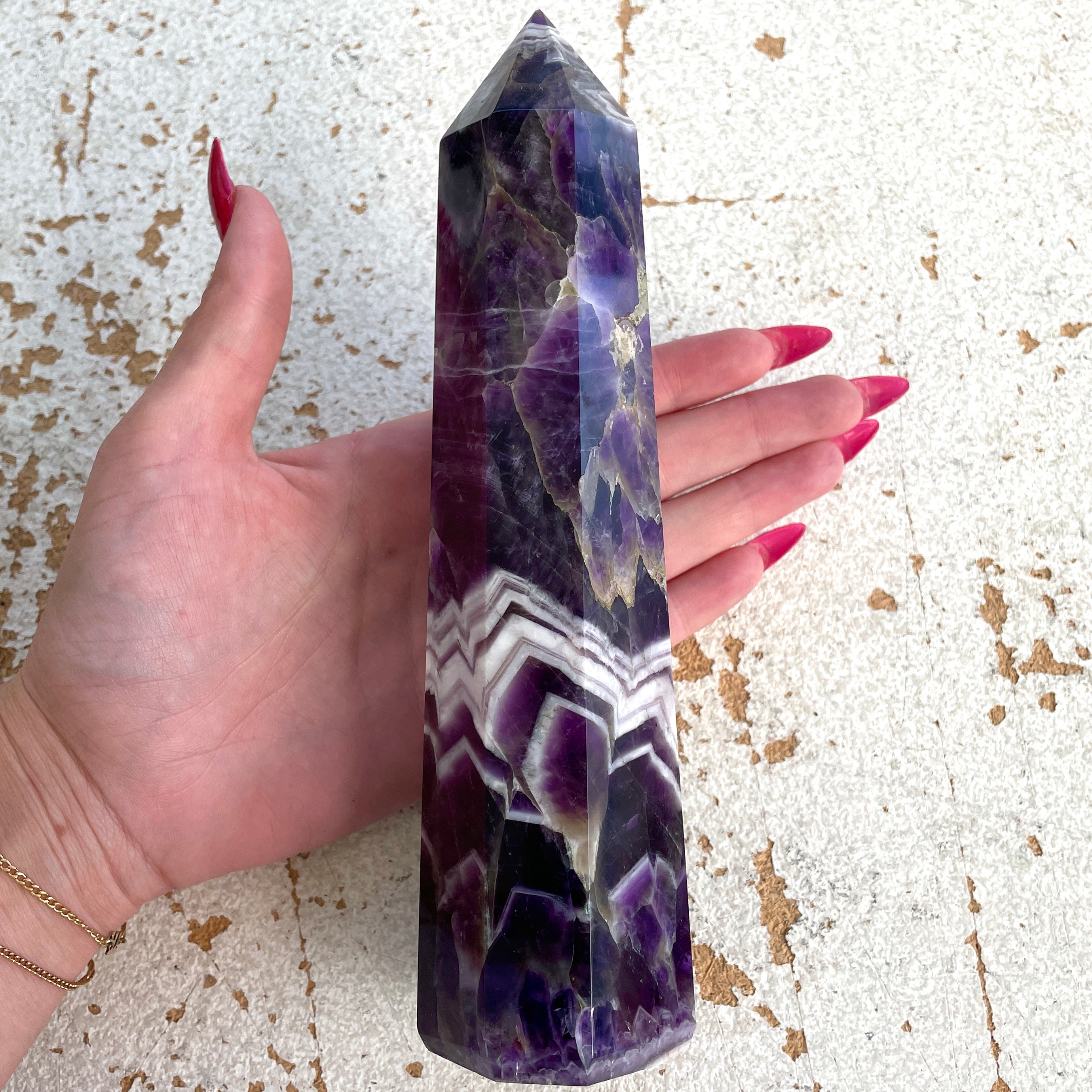 Amethyst Chevron Generator - LRG 19cm Amethyst Chevron Generator - LRG 19cm
